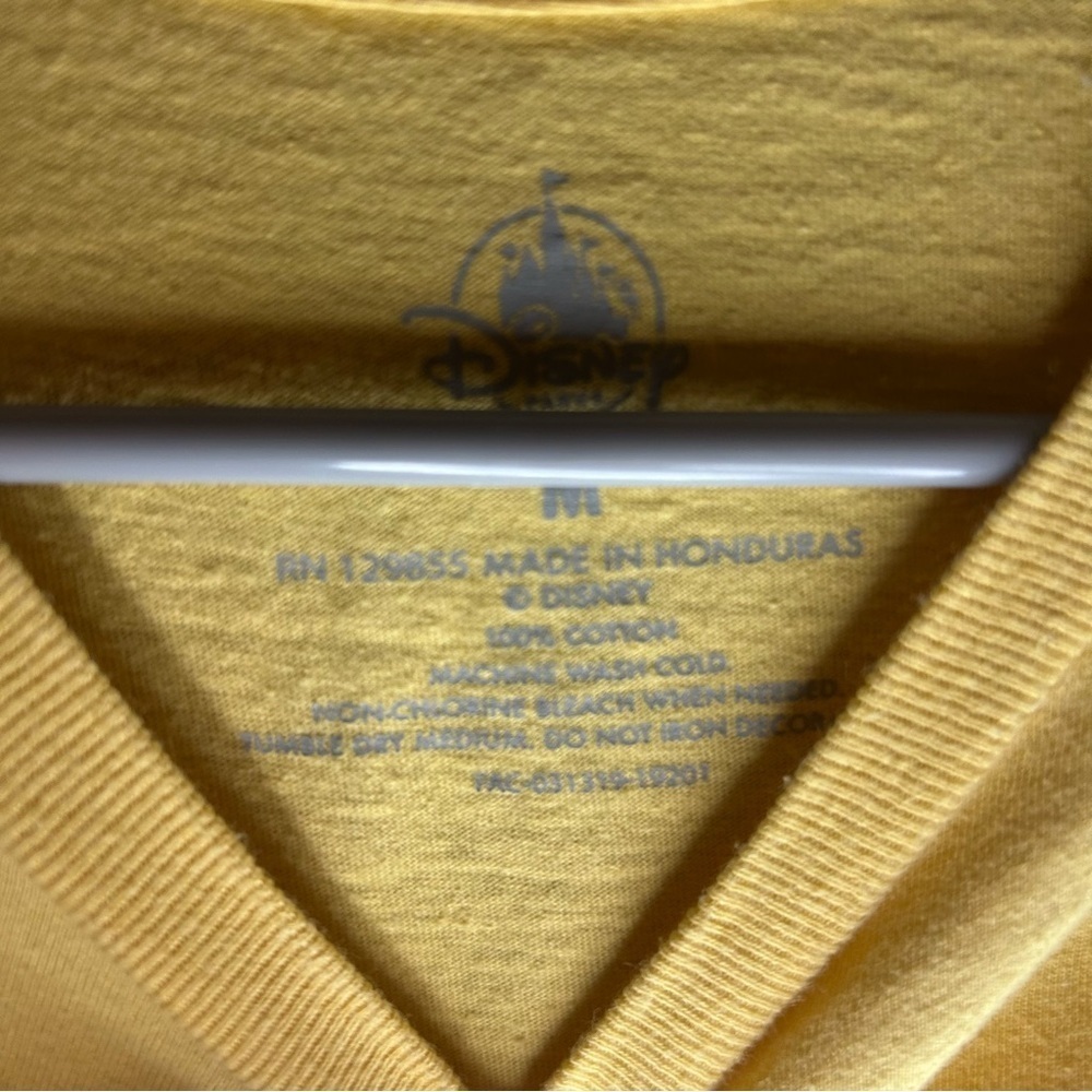 Yellow Walt Disney World T-Shirt medium - Picture 5 of 7